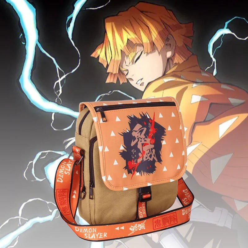 Tanjiro/Nezuko/Zenitsu/Giyuu Anime Element Mini Crossbody Bag Student Sling Bag Spacious Capacity