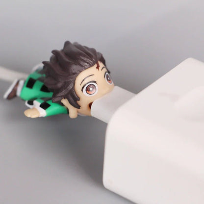 Tanjirou/Nezuko/Zenitsu/Inosuke & More Anime Character Modeling Charging Cable Protector