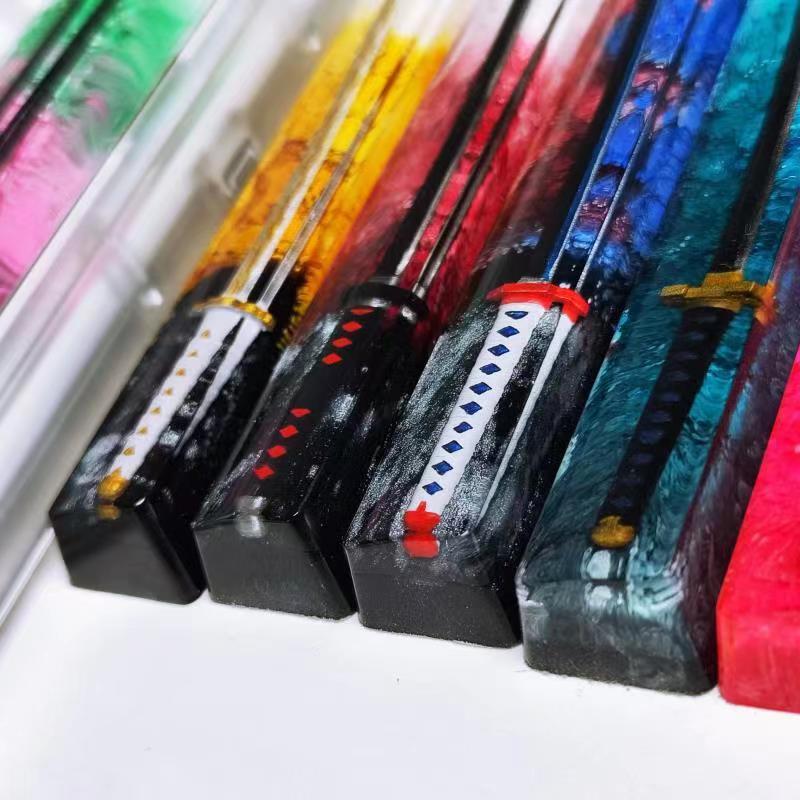 Tanjiro Kamado & More Anime Character Elements - High-Quality Mechanical Keyboard, Resin-Crafted Space Bar Keycap
