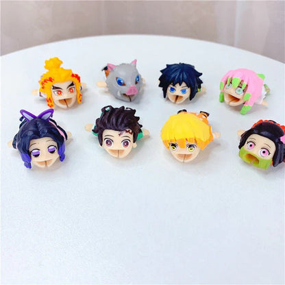Tanjirou/Nezuko/Zenitsu/Inosuke & More Anime Character Modeling Charging Cable Protector