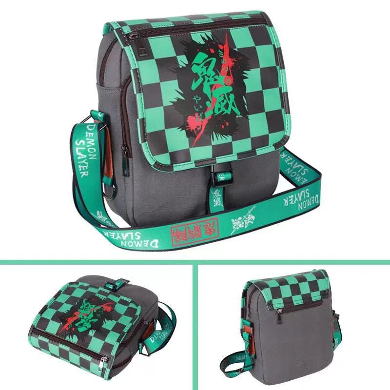 Tanjiro/Nezuko/Zenitsu/Giyuu Anime Element Mini Crossbody Bag Student Sling Bag Spacious Capacity