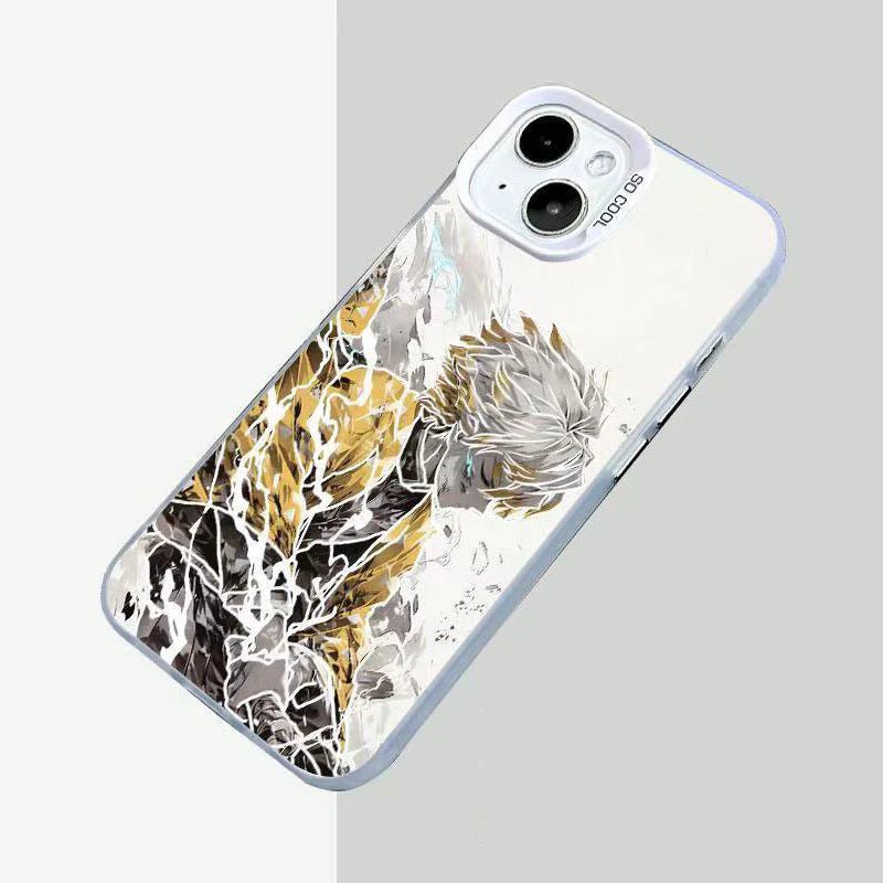 Agatsuma Zenitsu Painted Graffiti iPhone Case with Soft Edges, Hard Back & Drop Protection