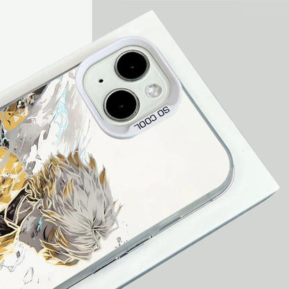Agatsuma Zenitsu Painted Graffiti iPhone Case with Soft Edges, Hard Back & Drop Protection