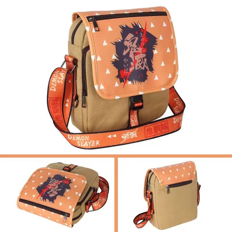 Tanjiro/Nezuko/Zenitsu/Giyuu Anime Element Mini Crossbody Bag Student Sling Bag Spacious Capacity