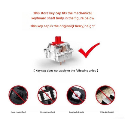 Tanjiro Kamado & More Anime Character Elements - High-Quality Mechanical Keyboard, Resin-Crafted Space Bar Keycap