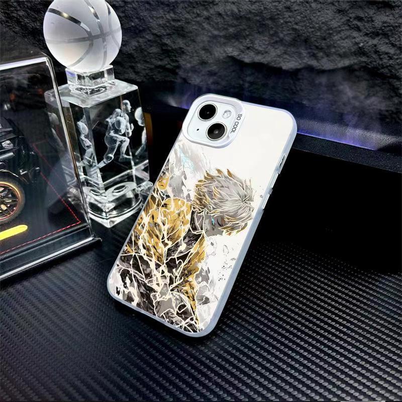 Agatsuma Zenitsu Painted Graffiti iPhone Case with Soft Edges, Hard Back & Drop Protection