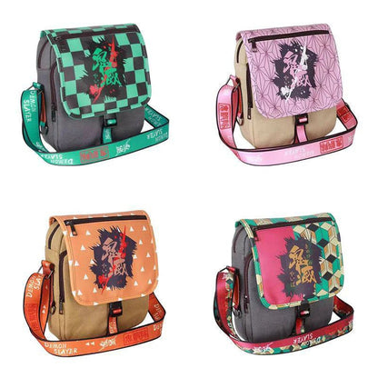 Tanjiro/Nezuko/Zenitsu/Giyuu Anime Element Mini Crossbody Bag Student Sling Bag Spacious Capacity