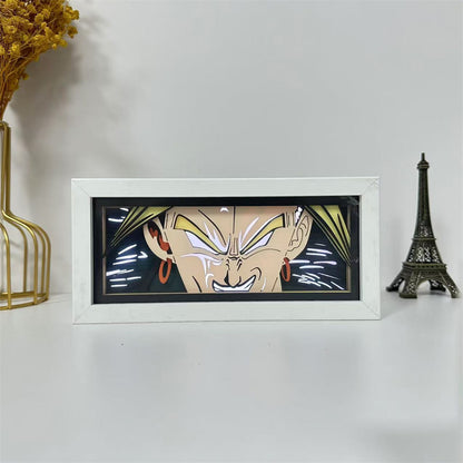 Anime theme RGB paper carving lamp, multi-color mode, remote control dimming