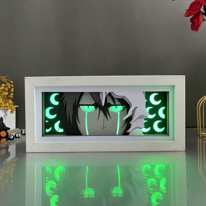 Anime theme RGB paper carving lamp, multi-color mode, remote control dimming