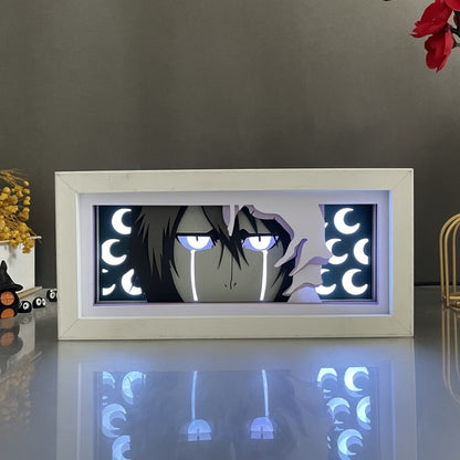 Anime theme RGB paper carving lamp, multi-color mode, remote control dimming