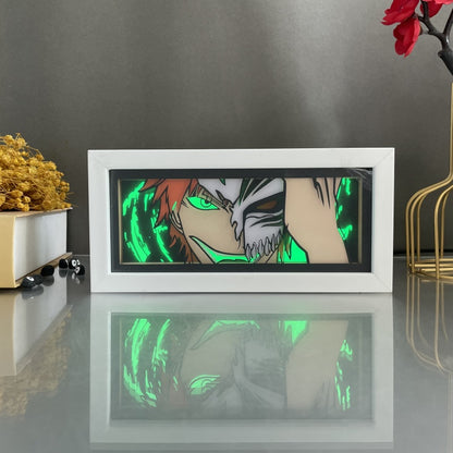 Anime theme RGB paper carving lamp, multi-color mode, remote control dimming