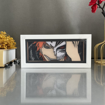 Anime theme RGB paper carving lamp, multi-color mode, remote control dimming