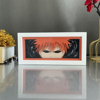 Anime theme RGB paper carving lamp, multi-color mode, remote control dimming