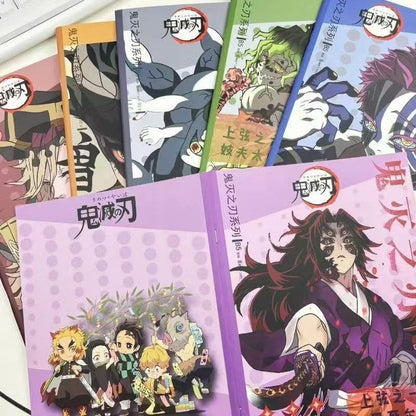 Kokushibo/Douma/Akaza/Hantengu/Gyokko/Giyuutarou Cover Notebook