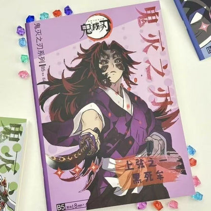Kokushibo/Douma/Akaza/Hantengu/Gyokko/Giyuutarou Cover Notebook
