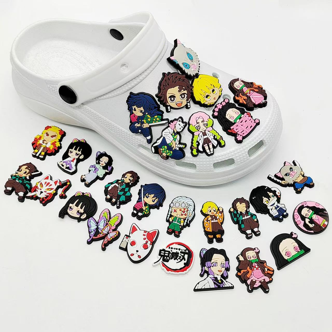 Tanjirou/Nezuko/Zenitsu/Inosuke &amp; More Anime Characters Croc Charms
