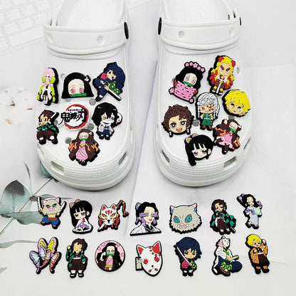 Tanjirou/Nezuko/Zenitsu/Inosuke &amp; More Anime Characters Croc Charms