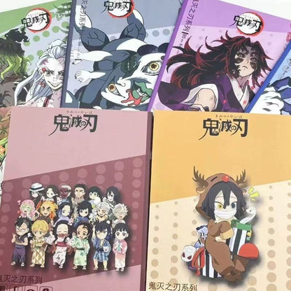 Kokushibo/Douma/Akaza/Hantengu/Gyokko/Giyuutarou Cover Notebook