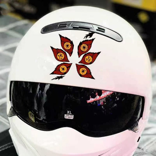 Kokushibo Upper Moon One Classic Six-Eyes Pattern Anime-Style Car Sticker