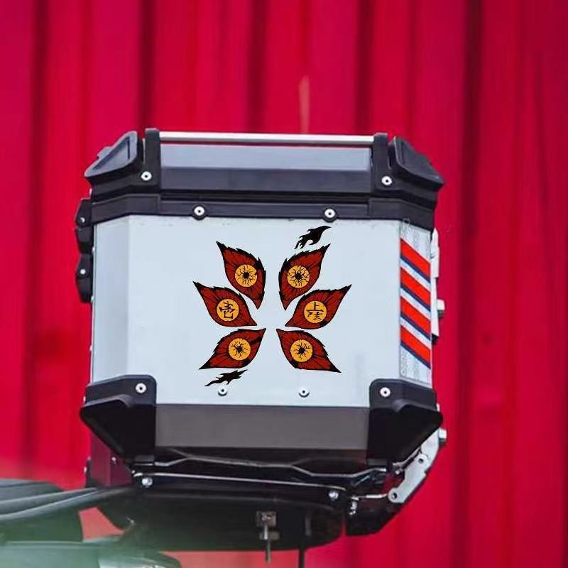 Kokushibo Upper Moon One Classic Six-Eyes Pattern Anime-Style Car Sticker