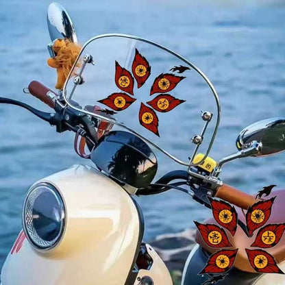 Kokushibo Upper Moon One Classic Six-Eyes Pattern Anime-Style Car Sticker