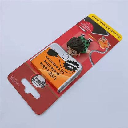 Tanjirou/Nezuko/Zenitsu/Inosuke & More Anime Character Modeling Charging Cable Protector