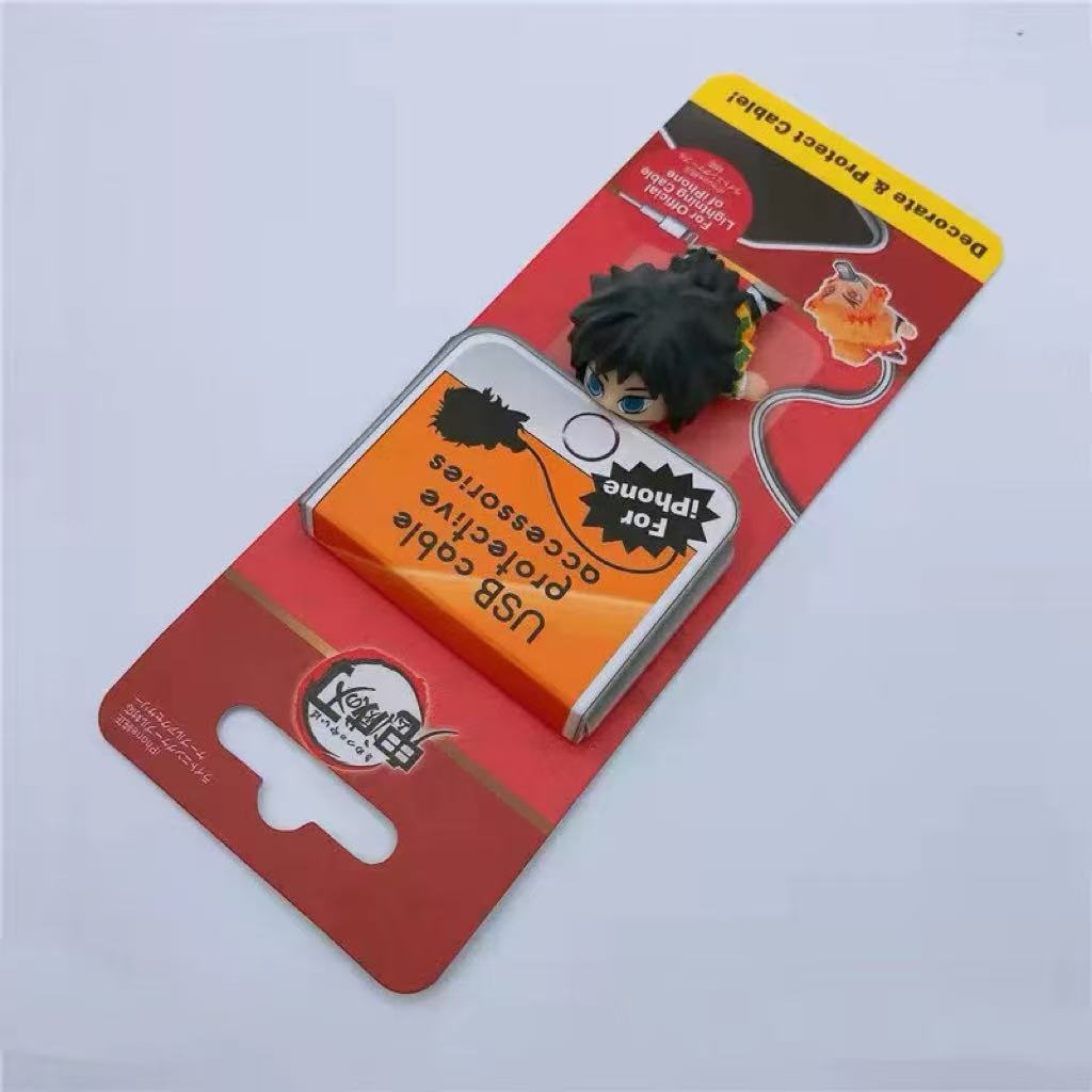Tanjirou/Nezuko/Zenitsu/Inosuke & More Anime Character Modeling Charging Cable Protector