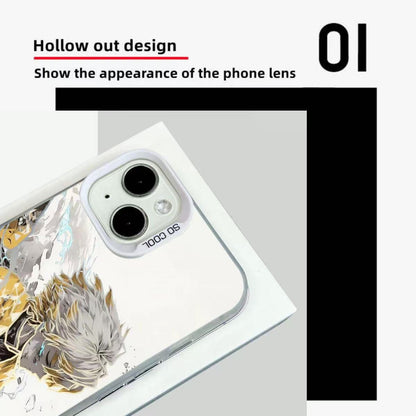 Agatsuma Zenitsu Painted Graffiti iPhone Case with Soft Edges, Hard Back & Drop Protection