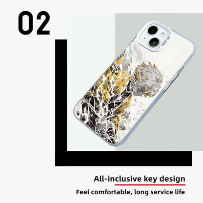 Agatsuma Zenitsu Painted Graffiti iPhone Case with Soft Edges, Hard Back & Drop Protection