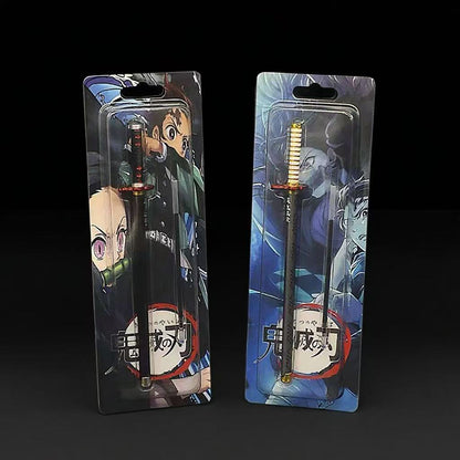 Kamado Tanjirou & Multi-Anime Characters Nichirin Sword - Shaped Zinc Alloy Pens