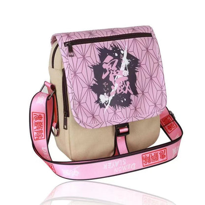 Tanjiro/Nezuko/Zenitsu/Giyuu Anime Element Mini Crossbody Bag Student Sling Bag Spacious Capacity