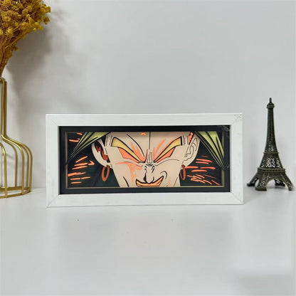 Anime theme RGB paper carving lamp, multi-color mode, remote control dimming