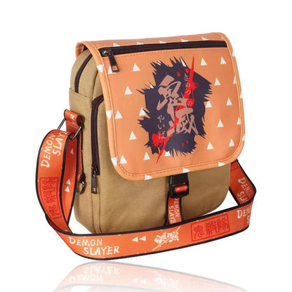 Tanjiro/Nezuko/Zenitsu/Giyuu Anime Element Mini Crossbody Bag Student Sling Bag Spacious Capacity