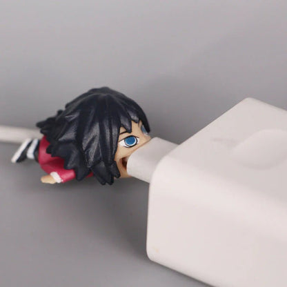 Tanjirou/Nezuko/Zenitsu/Inosuke & More Anime Character Modeling Charging Cable Protector