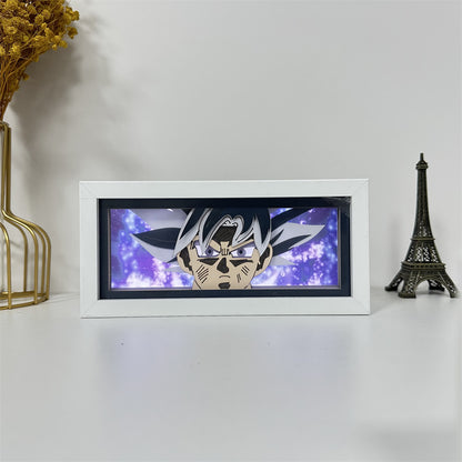 Anime theme RGB paper carving lamp, multi-color mode, remote control dimming