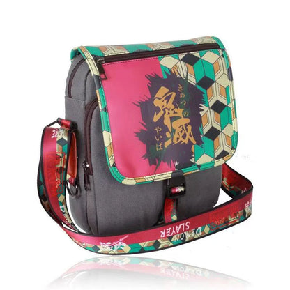 Tanjiro/Nezuko/Zenitsu/Giyuu Anime Element Mini Crossbody Bag Student Sling Bag Spacious Capacity