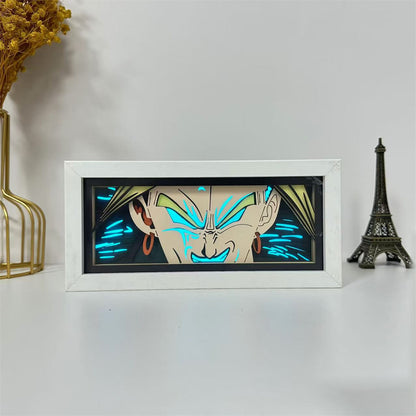 Anime theme RGB paper carving lamp, multi-color mode, remote control dimming