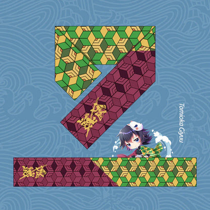 Anime-style Winter Scarf, Tanjiro, Nezuko and Other Characters Theme, Ultra-Soft Fleece Warm Scarf