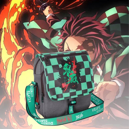 Tanjiro/Nezuko/Zenitsu/Giyuu Anime Element Mini Crossbody Bag Student Sling Bag Spacious Capacity