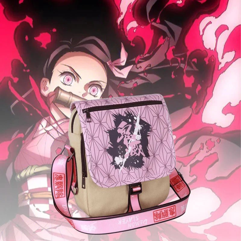 Tanjiro/Nezuko/Zenitsu/Giyuu Anime Element Mini Crossbody Bag Student Sling Bag Spacious Capacity
