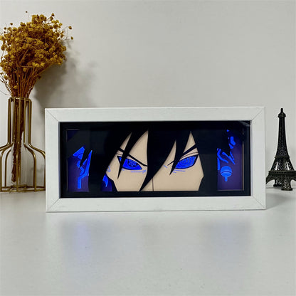 Anime theme RGB paper carving lamp, multi-color mode, remote control dimming