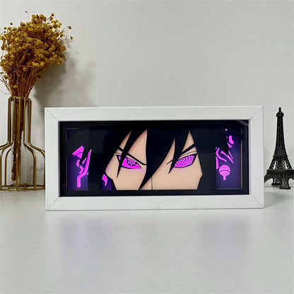 Anime theme RGB paper carving lamp, multi-color mode, remote control dimming