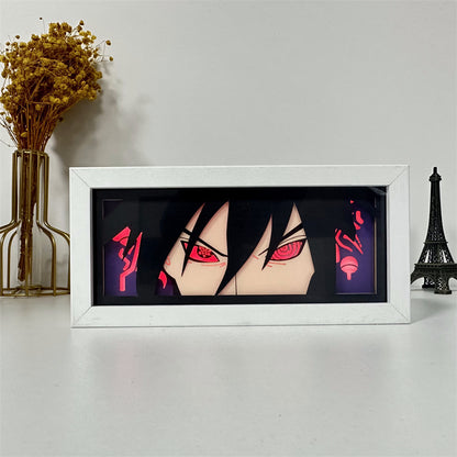 Anime theme RGB paper carving lamp, multi-color mode, remote control dimming
