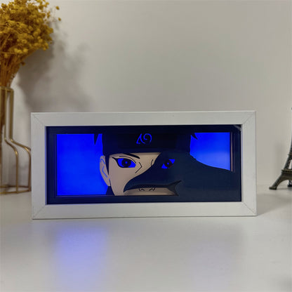 Anime theme RGB paper carving lamp, multi-color mode, remote control dimming