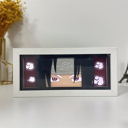 Anime theme RGB paper carving lamp, multi-color mode, remote control dimming