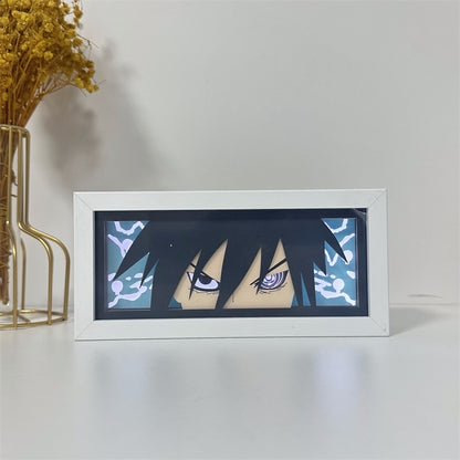 Anime theme RGB paper carving lamp, multi-color mode, remote control dimming