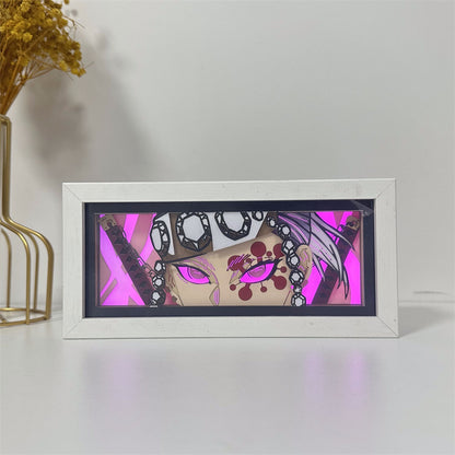 Anime-Themed RGB Paper Carving Lamp, Multi-Color Modes, with Remote & Touch Dimming