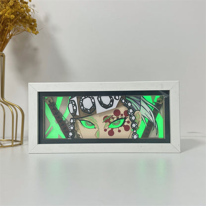 Anime-Themed RGB Paper Carving Lamp, Multi-Color Modes, with Remote & Touch Dimming