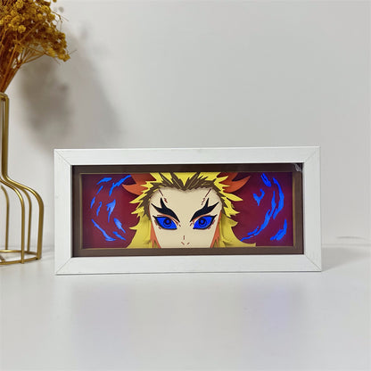 Anime-Themed RGB Paper Carving Lamp, Multi-Color Modes, with Remote & Touch Dimming