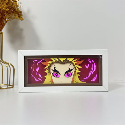 Anime-Themed RGB Paper Carving Lamp, Multi-Color Modes, with Remote & Touch Dimming
